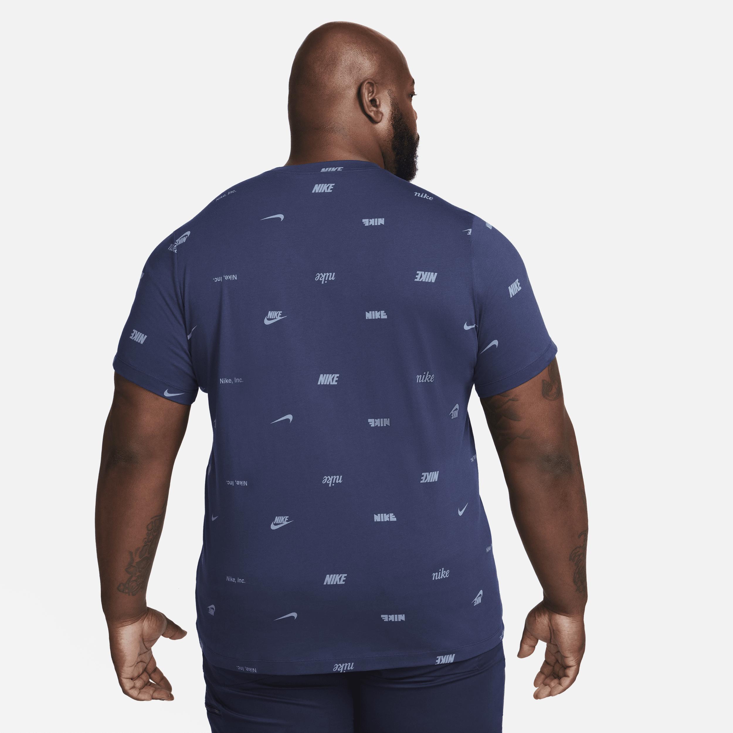 Nike Mens Club Allover Print T-Shirt Product Image