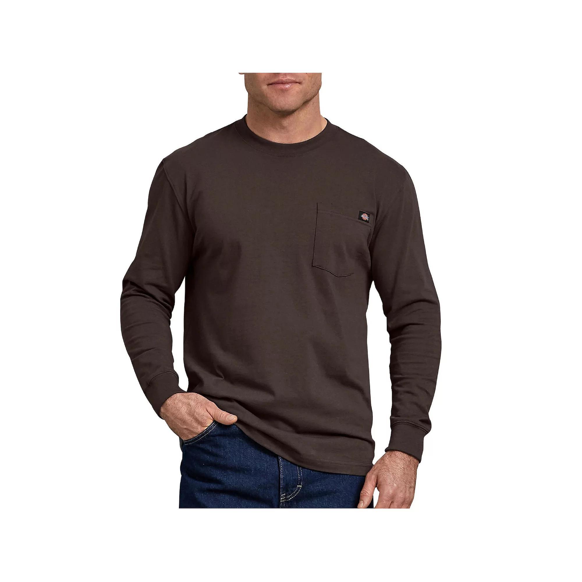Men's Dickies Heavyweight Tee, Size: Small, Brown Heather Product Image