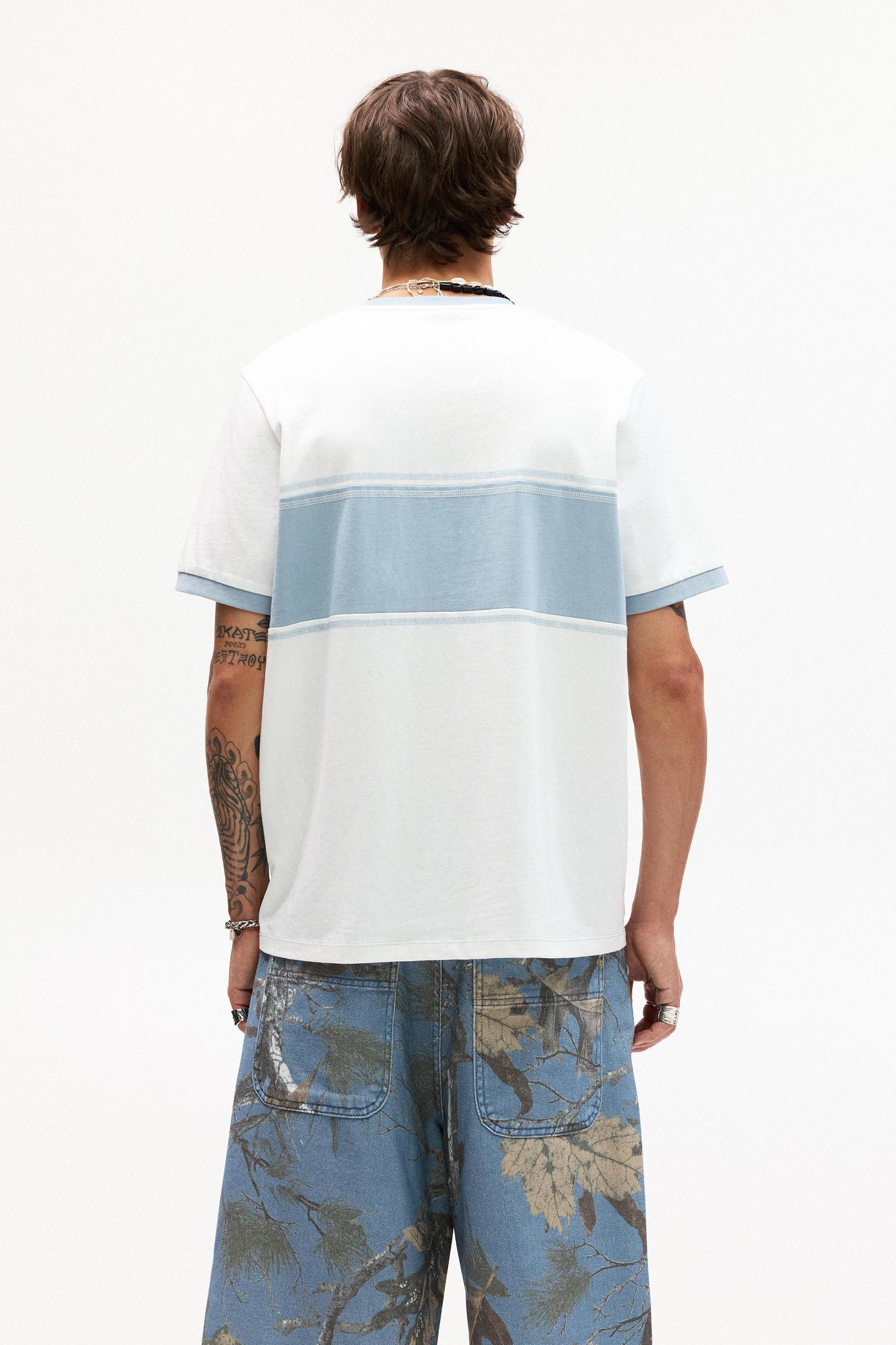 STWD color block T-shirt Product Image