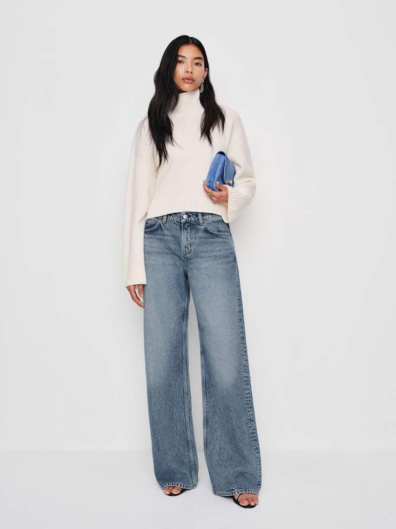 Cary Low Rise Slouchy Wide Leg Jeans Product Image