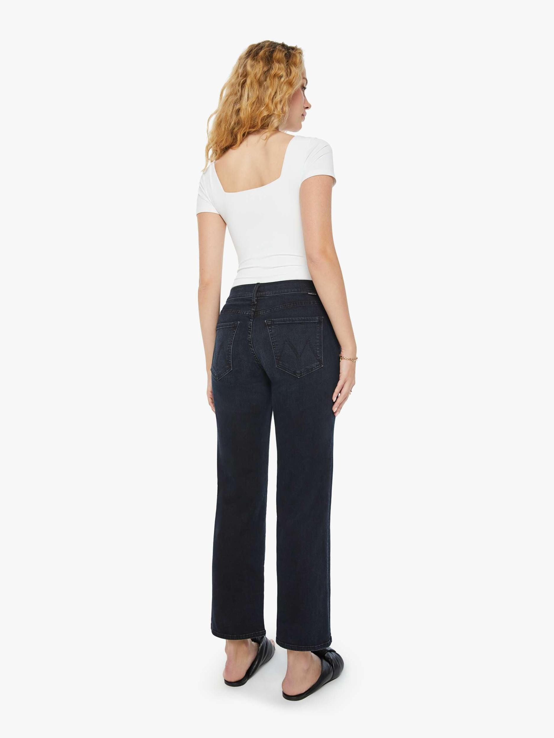 Mother Denim The Mid Rise Zip Rambler Ankle Product Image