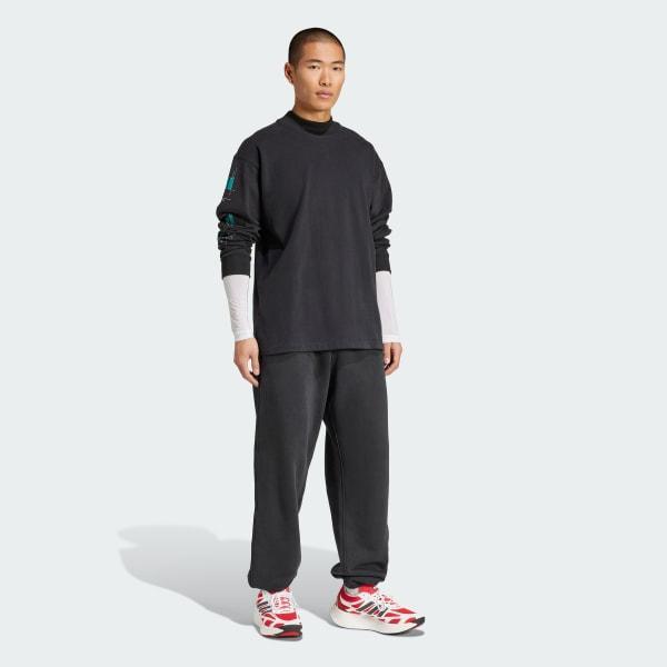 adidas Equipment Long Sleeve Graphic Tee Cloud White 2XL Mens Product Image