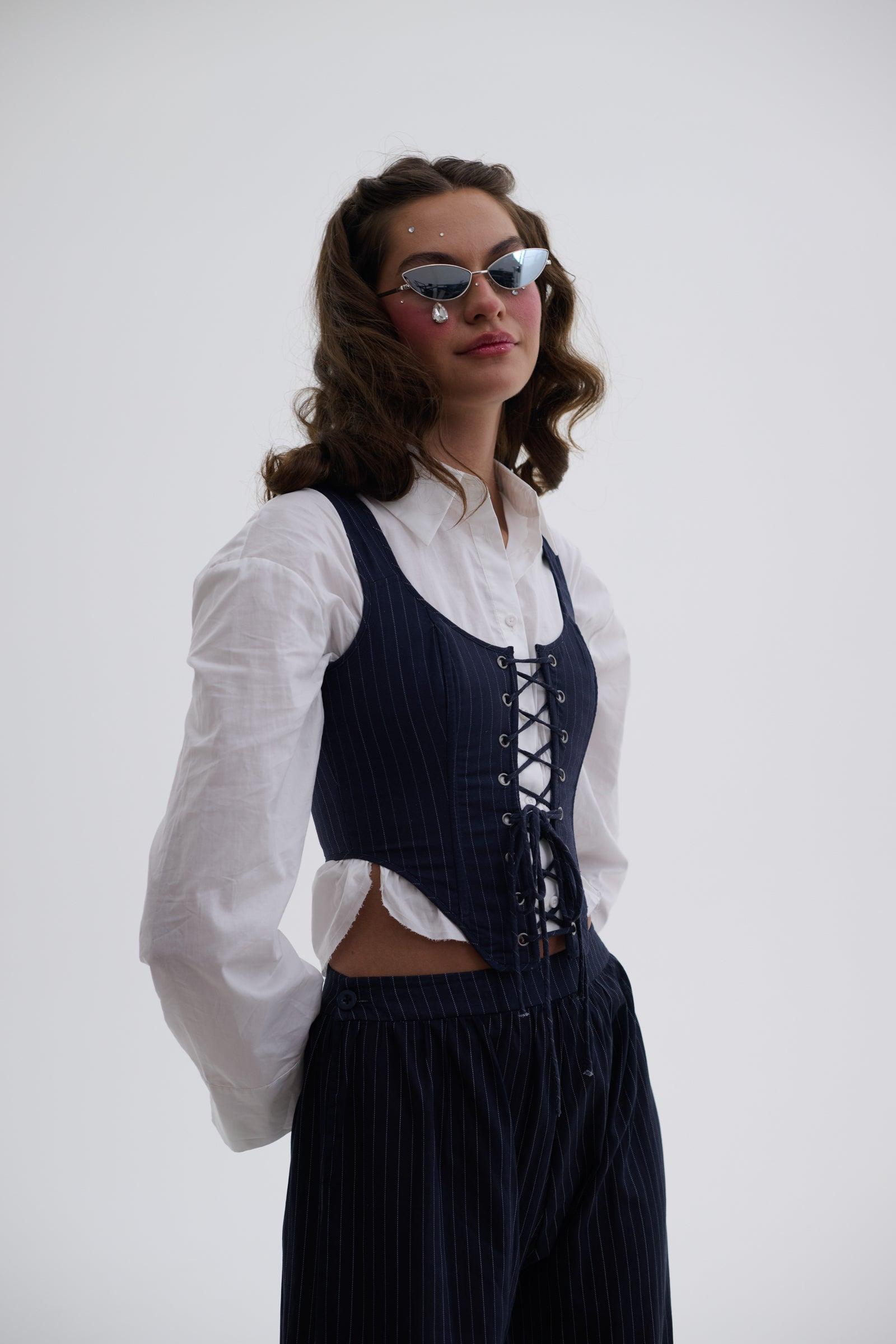 The Pinstripe Pantalettes Product Image