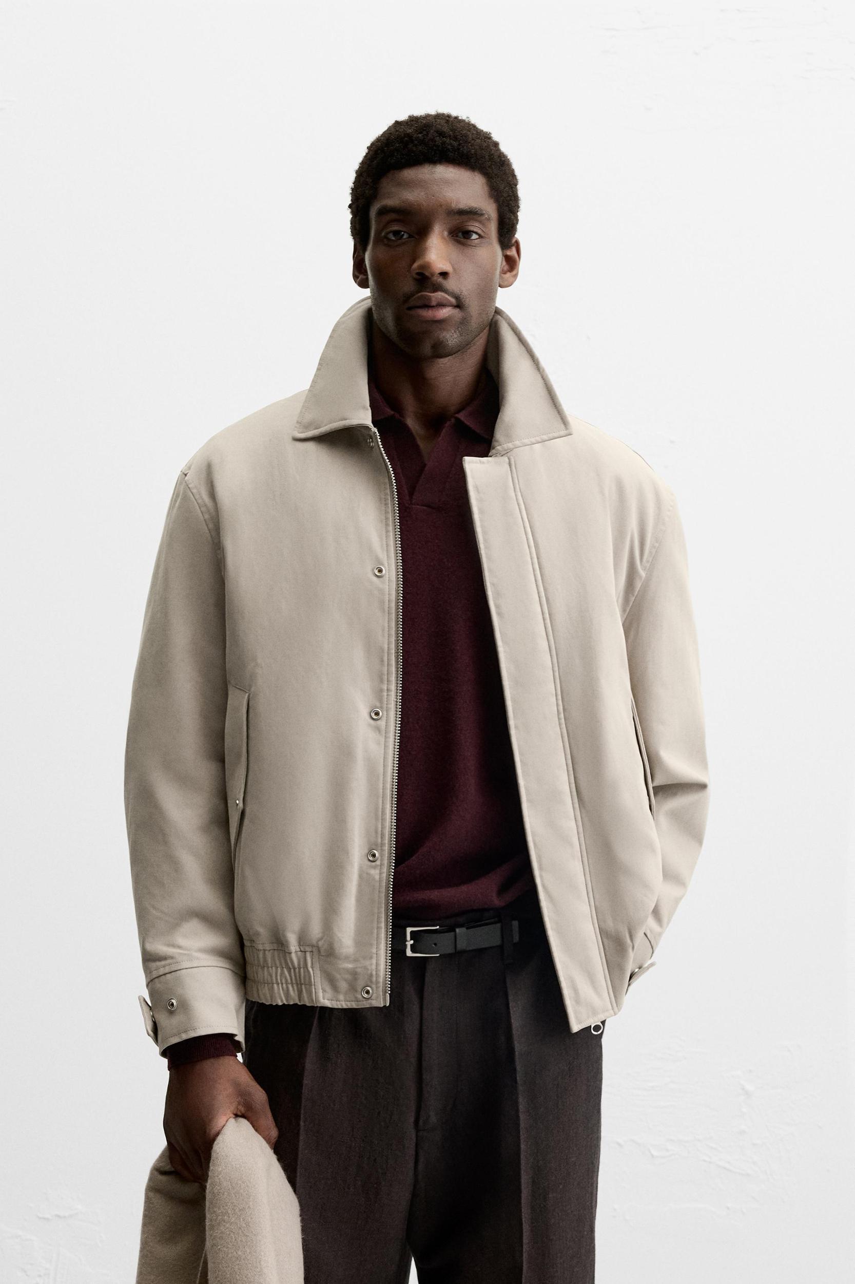 COTTON BOMBER JACKET Product Image