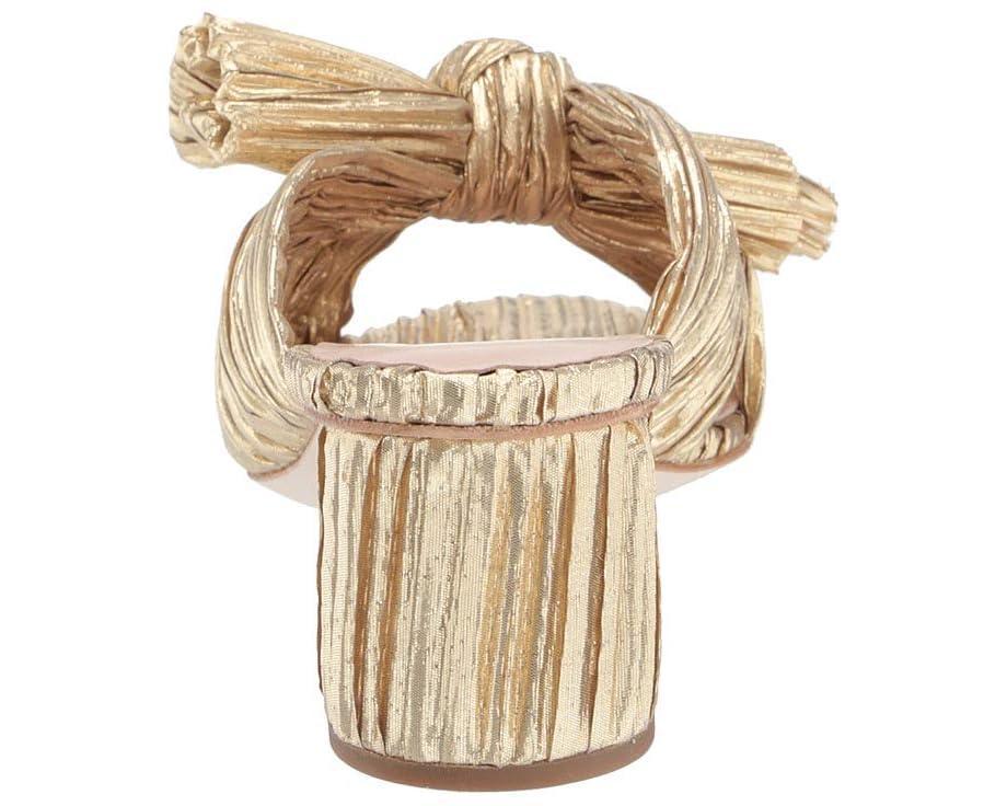 Dahlia Pleated Knot Mule with Ankle Strap Product Image