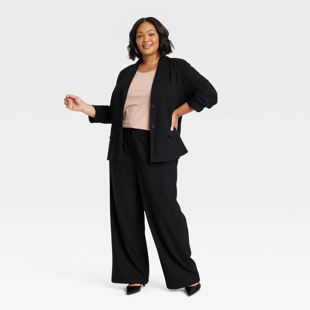 Women's Front-Button Blazer - Ava & Viv™ Product Image