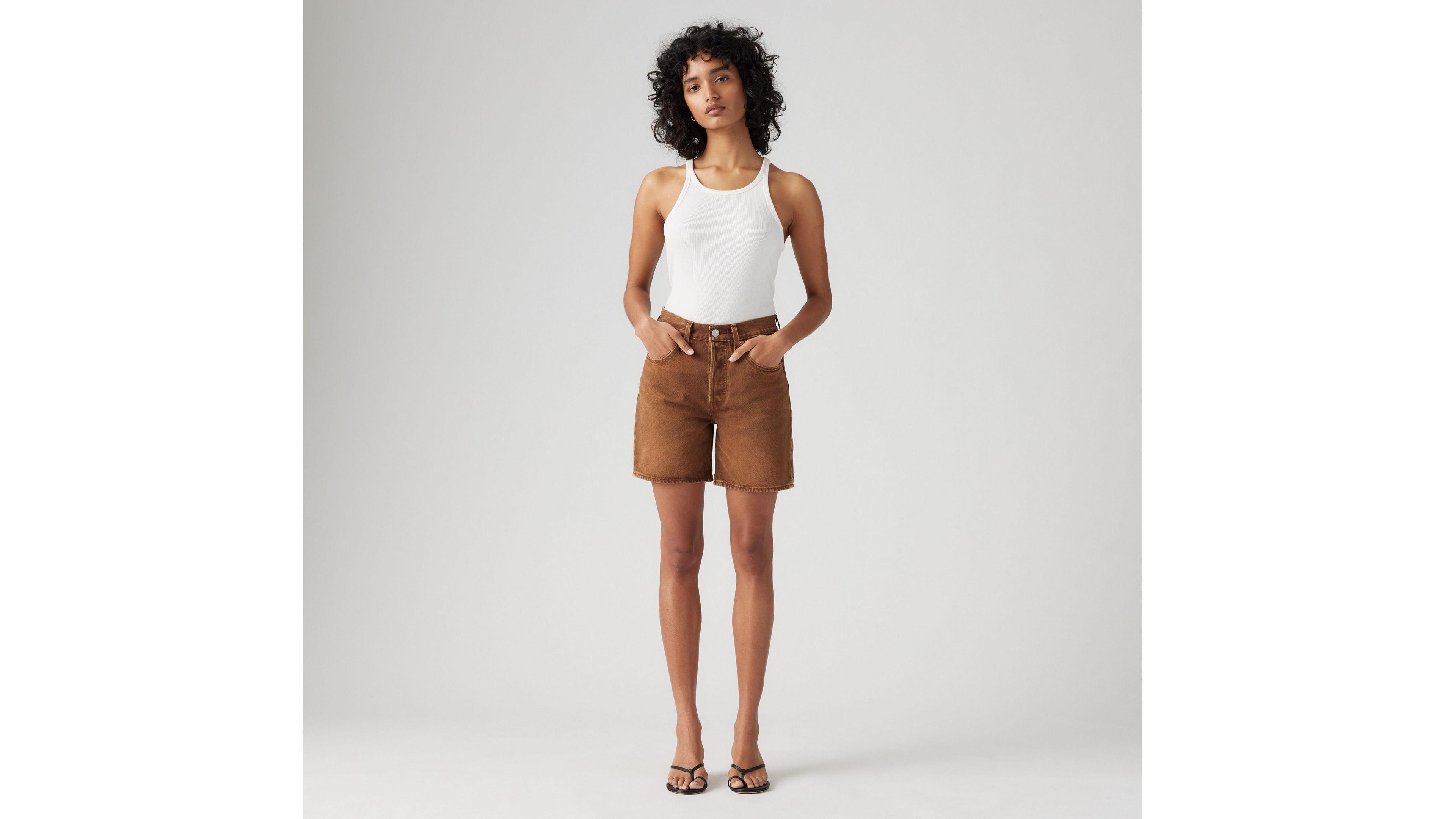 501® Original Fit High Rise Mid-Thigh  Women's Shorts Product Image