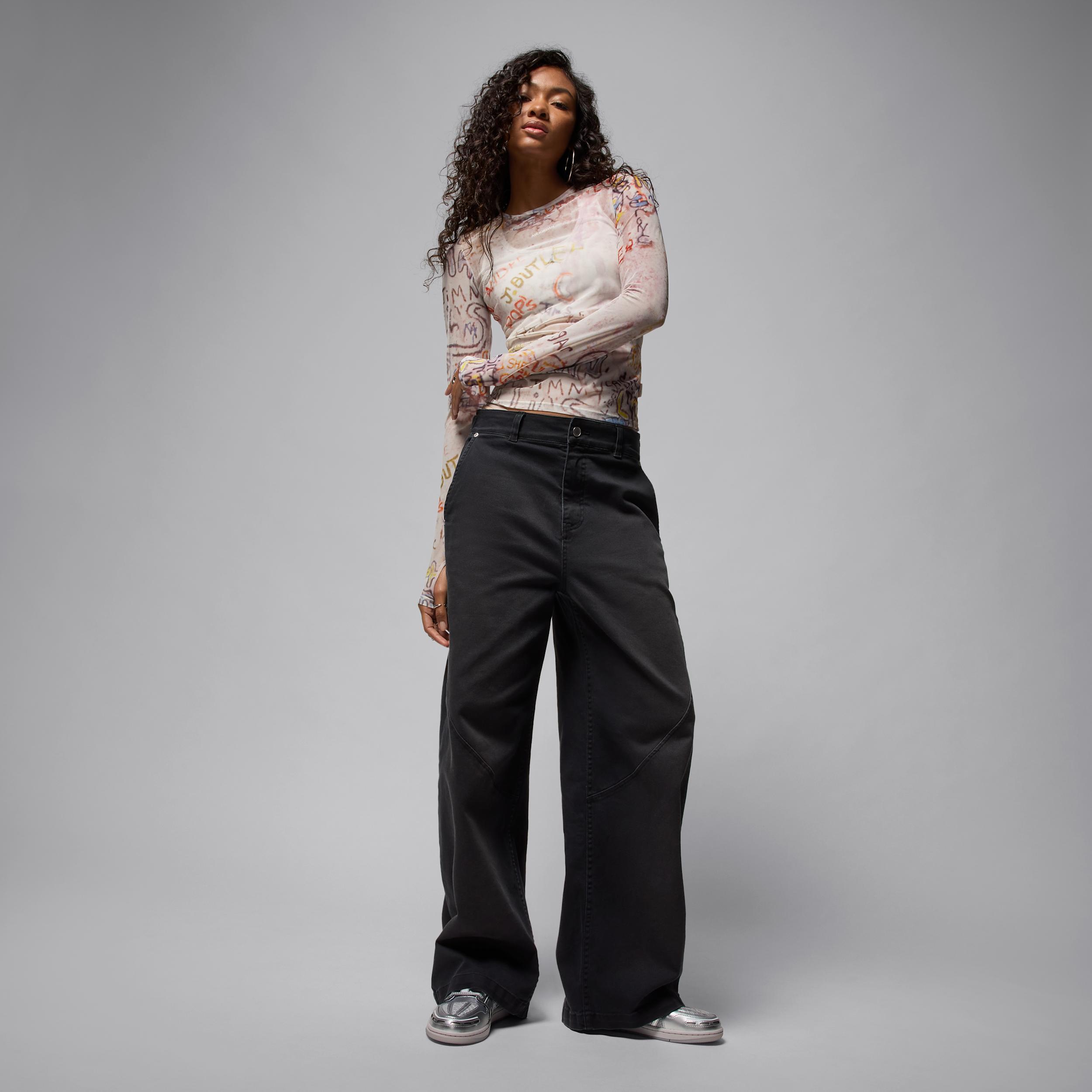 Women's Air Jordan Mesh Long-Sleeve Top Product Image