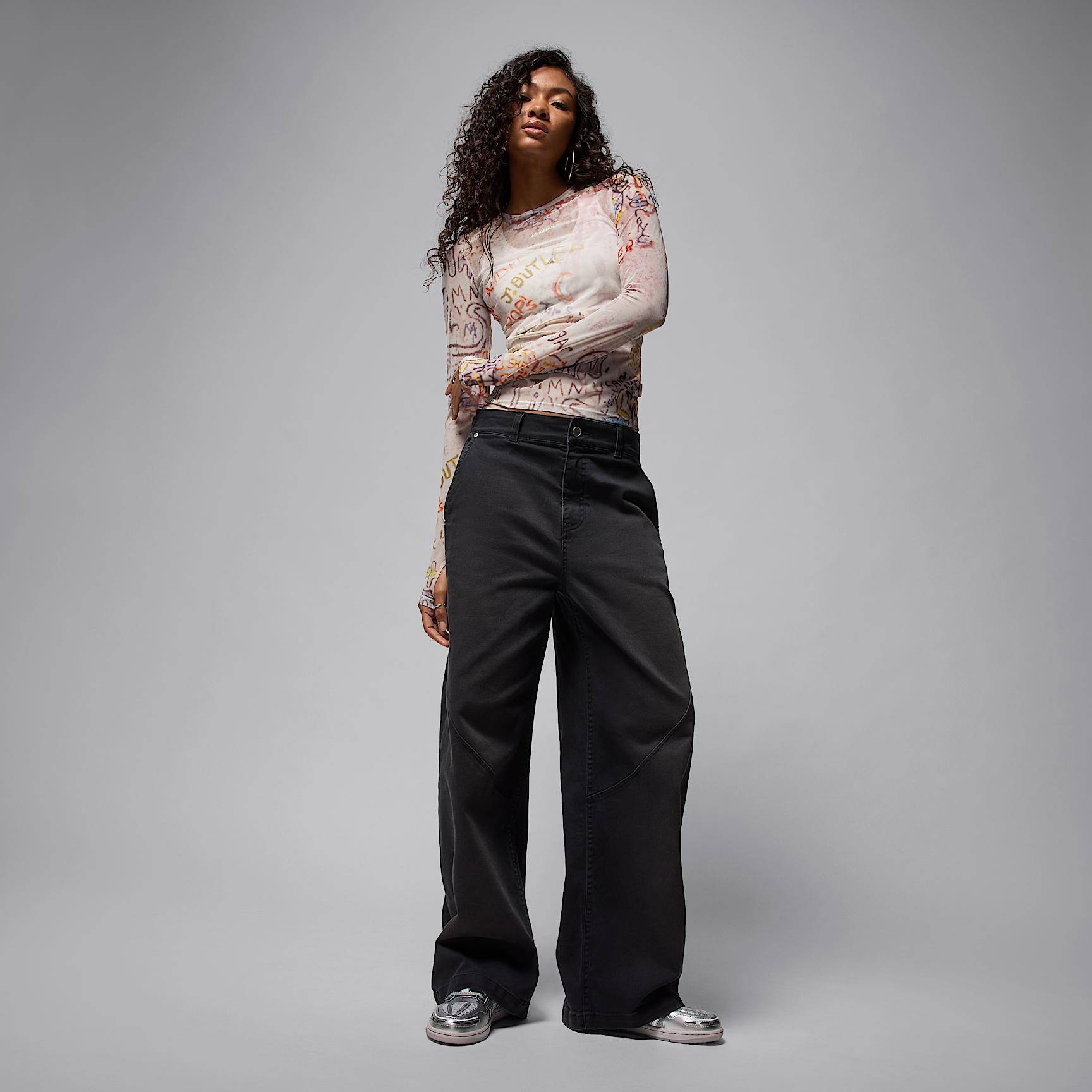 Women's Air Jordan Mesh Long-Sleeve Top Product Image
