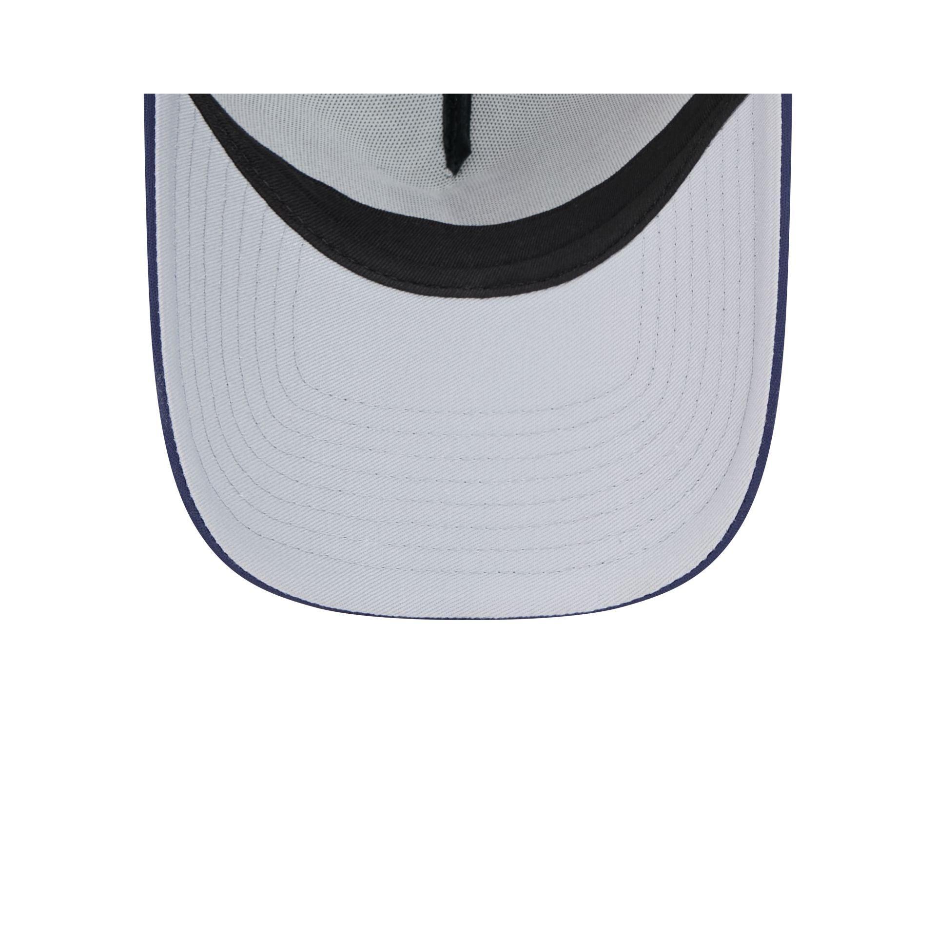 Indiana Pacers 2024 Rally Drive White 9FORTY A-Frame Trucker Hat Male Product Image