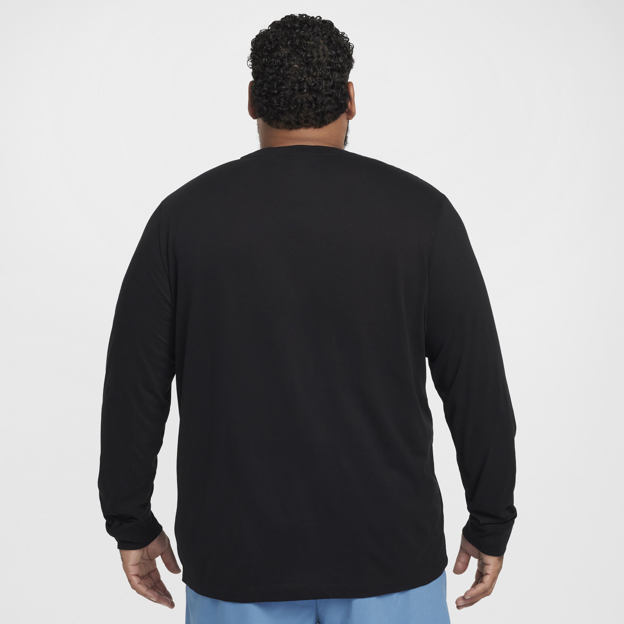 Nike Men's Dri-FIT Long-Sleeve Fitness T-Shirt Product Image