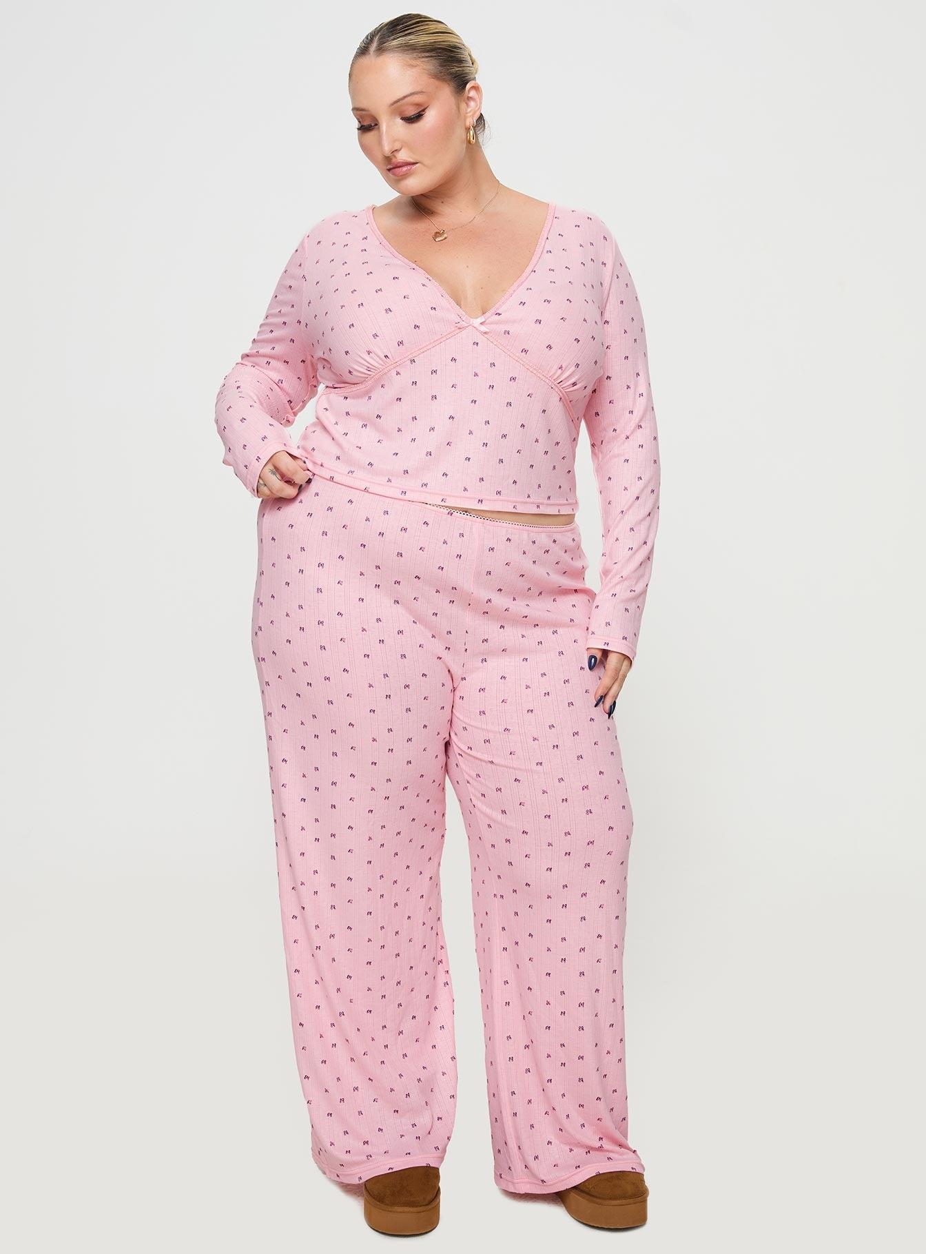 Blueberry Muffin Sleep Set Pink Curve Product Image