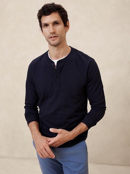 Midweight Henley T-Shirt Product Image