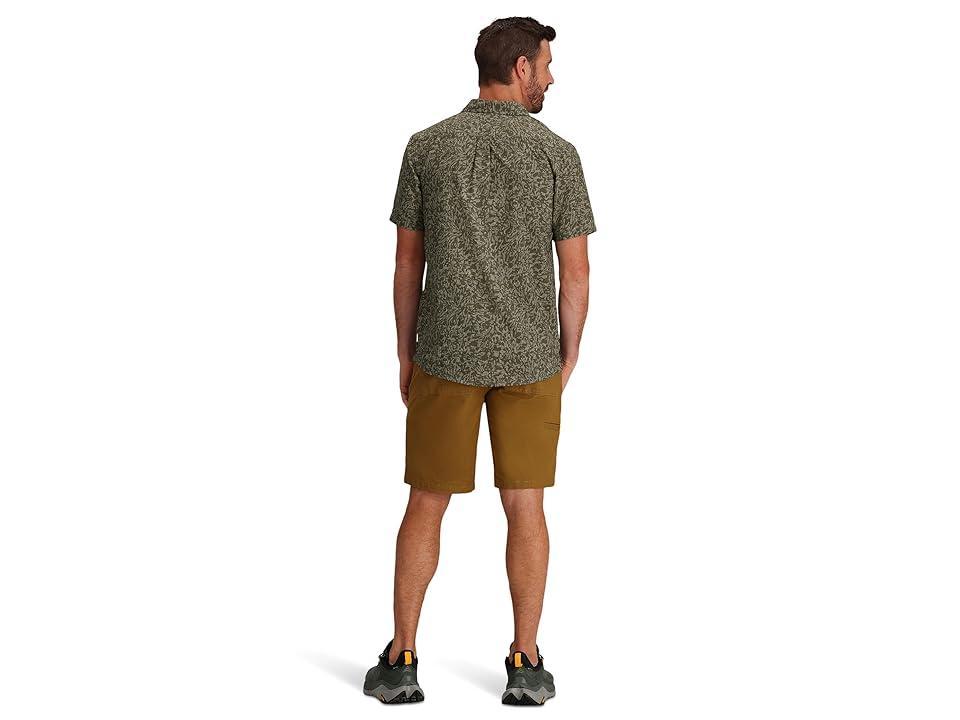 Royal Robbins Amp Lite Printed Short Sleeve (Deep Blue Fortuna Print) Men's Clothing Product Image