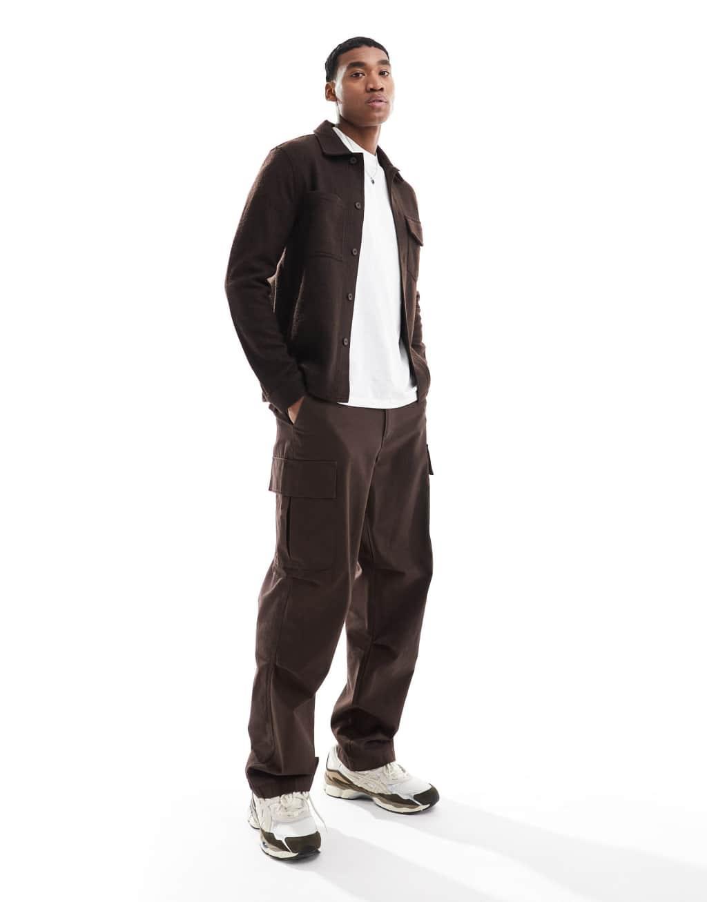 Scalpers room jacket in brown   Product Image
