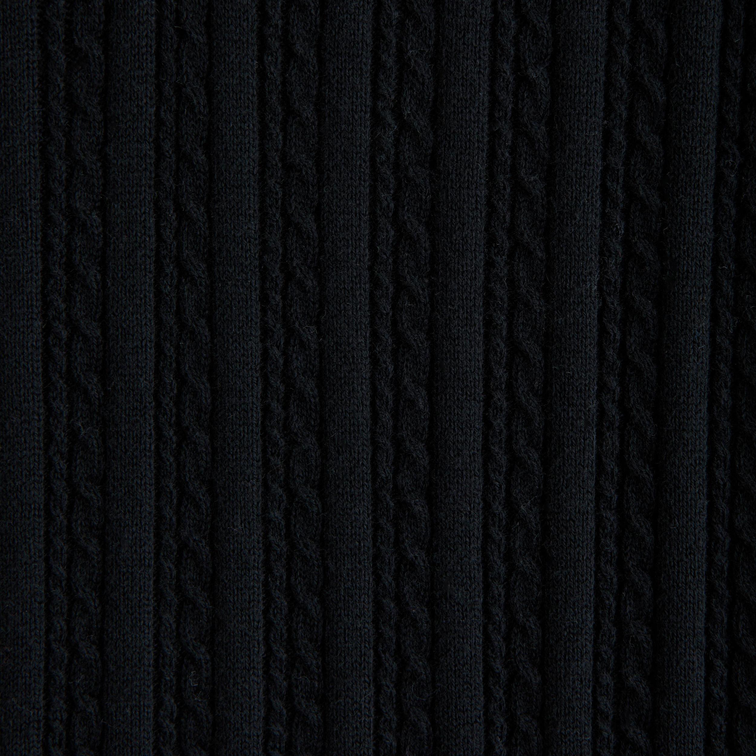 Long-Sleeve Zip Sweater Polo Product Image