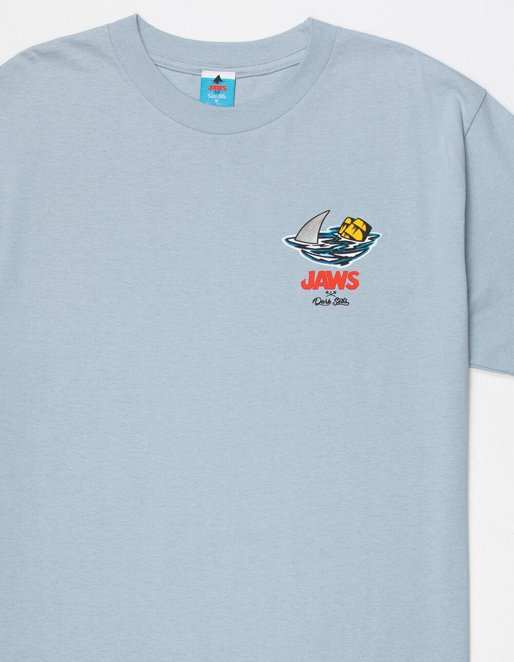 DARK SEAS x Jaws Orca Mens Tee - LIGHT BLUE Product Image