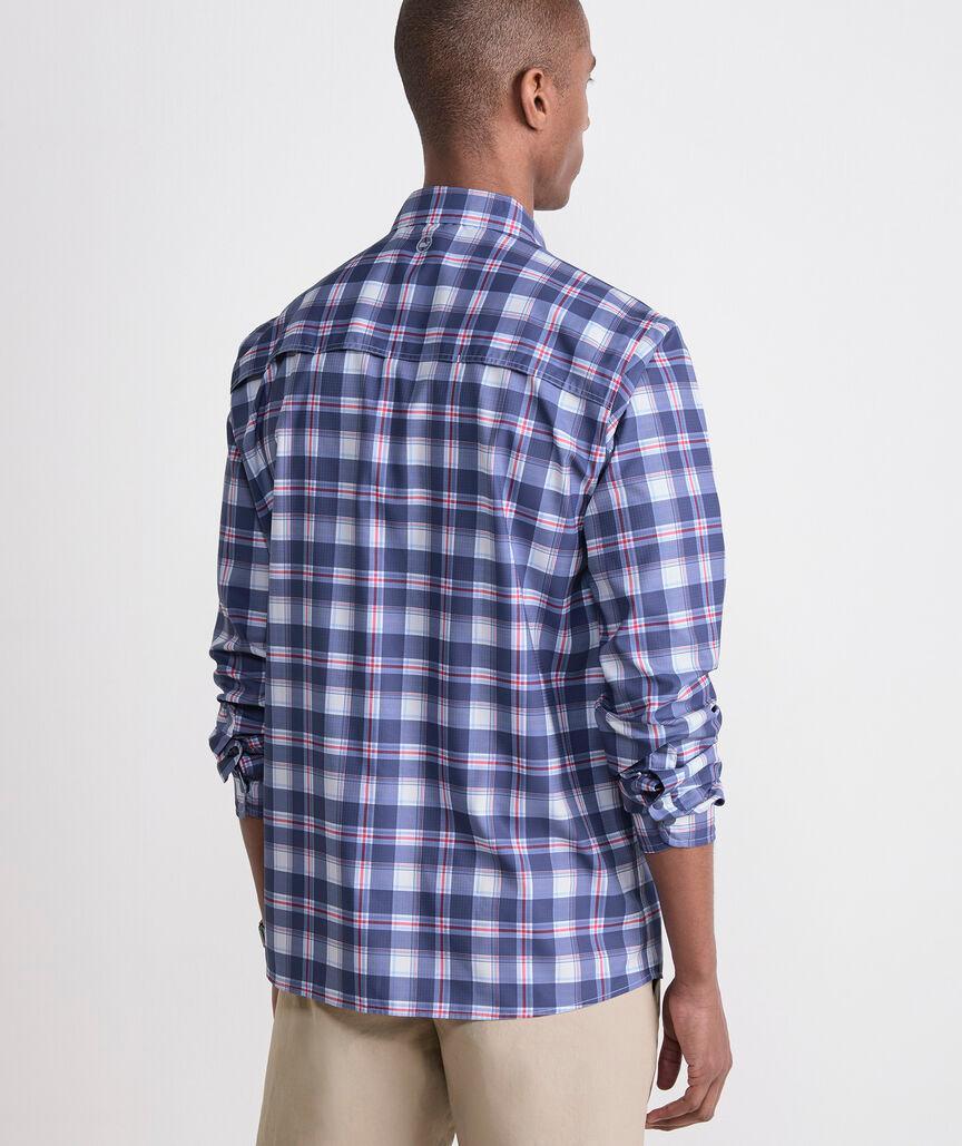 Markoe Plaid Performance Harbor Shirt Product Image