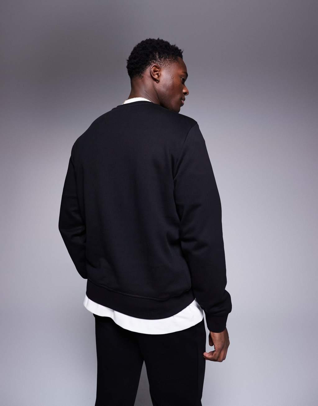 Armani Exchange lunar capsule snake sweatshirt in black Product Image
