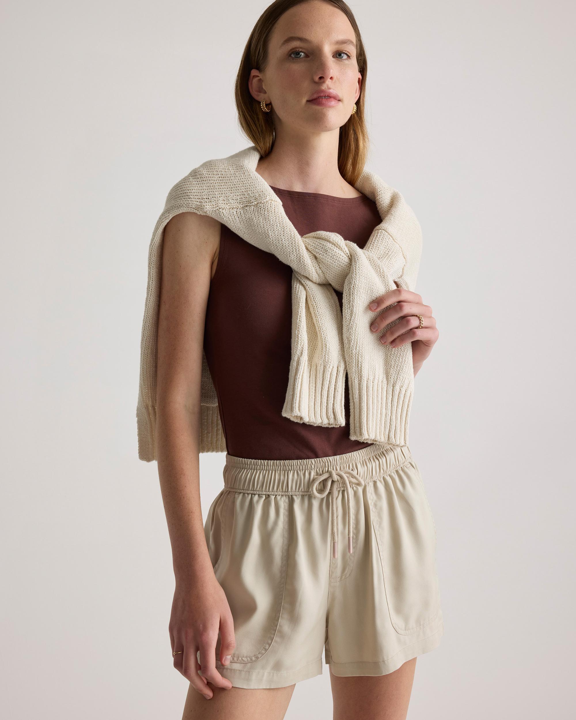 Quince | Women's Vintage Wash Tencel Utility Shorts Product Image