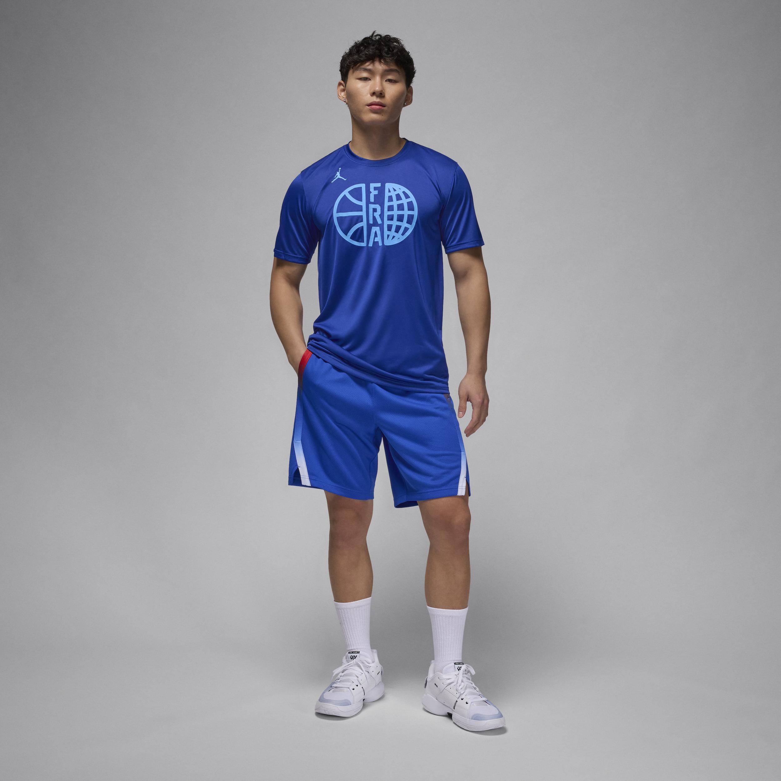 France Practice Men's Jordan Basketball T-Shirt Product Image