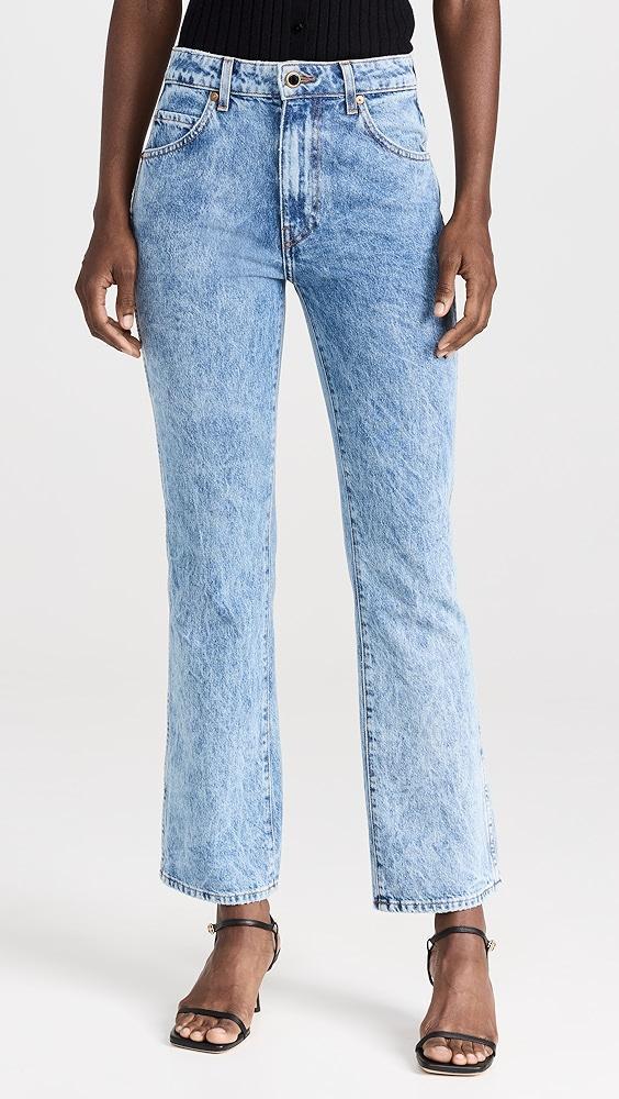 Khaite Vivian New Bootcut Flare Jeans | Shopbop Product Image