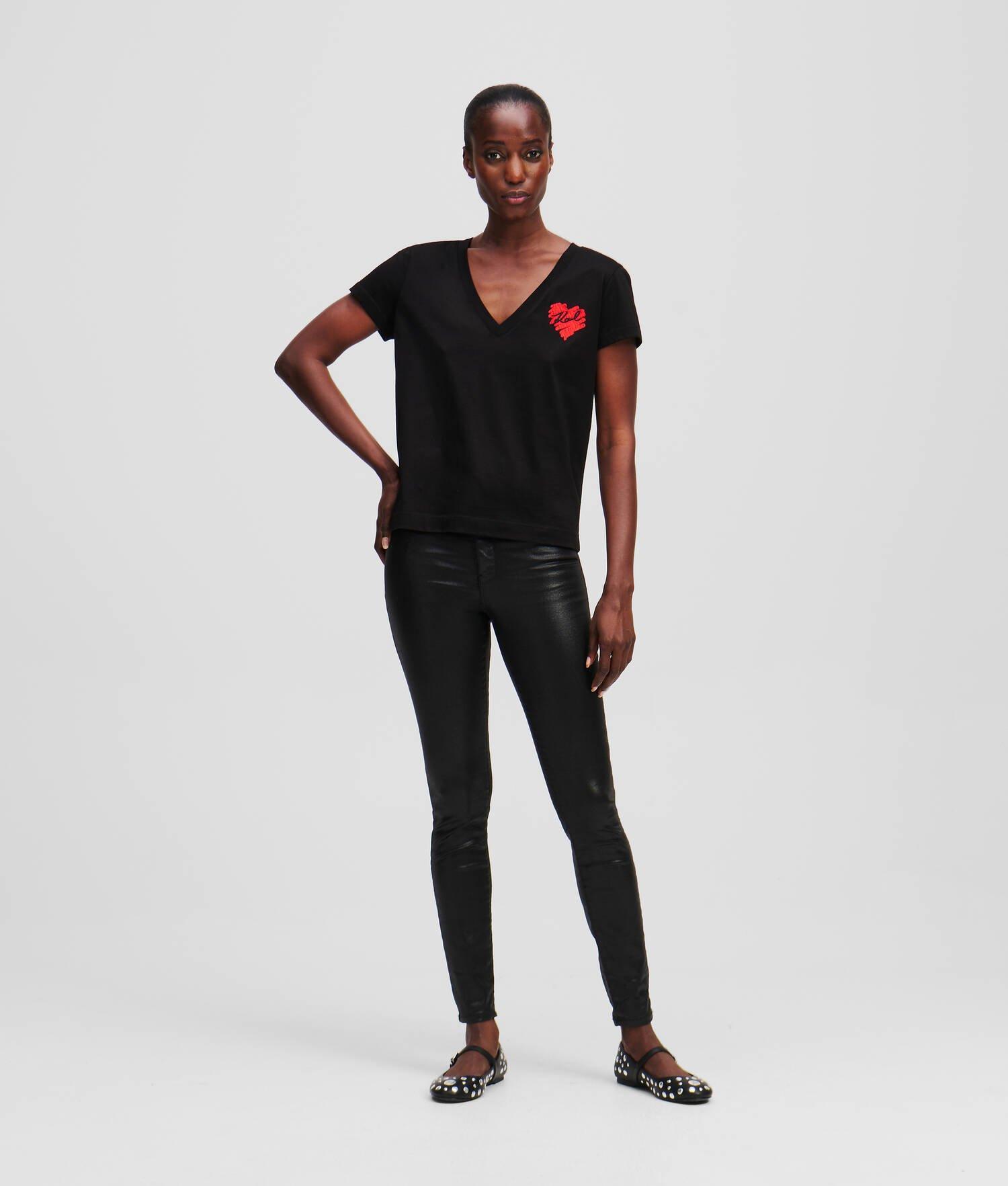 METALLIC SKINNY JEANS Product Image