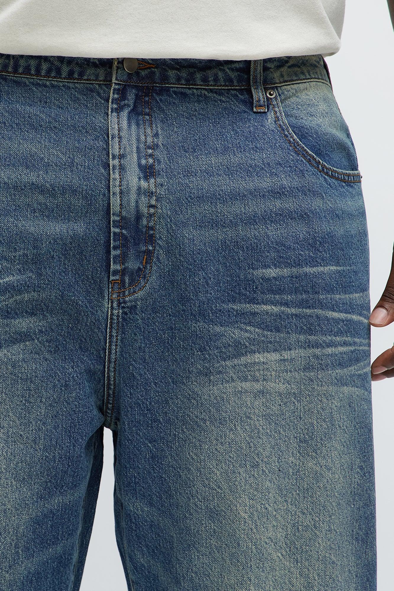 Baggy Off The Grid Jeans - Dark Wash Male Product Image