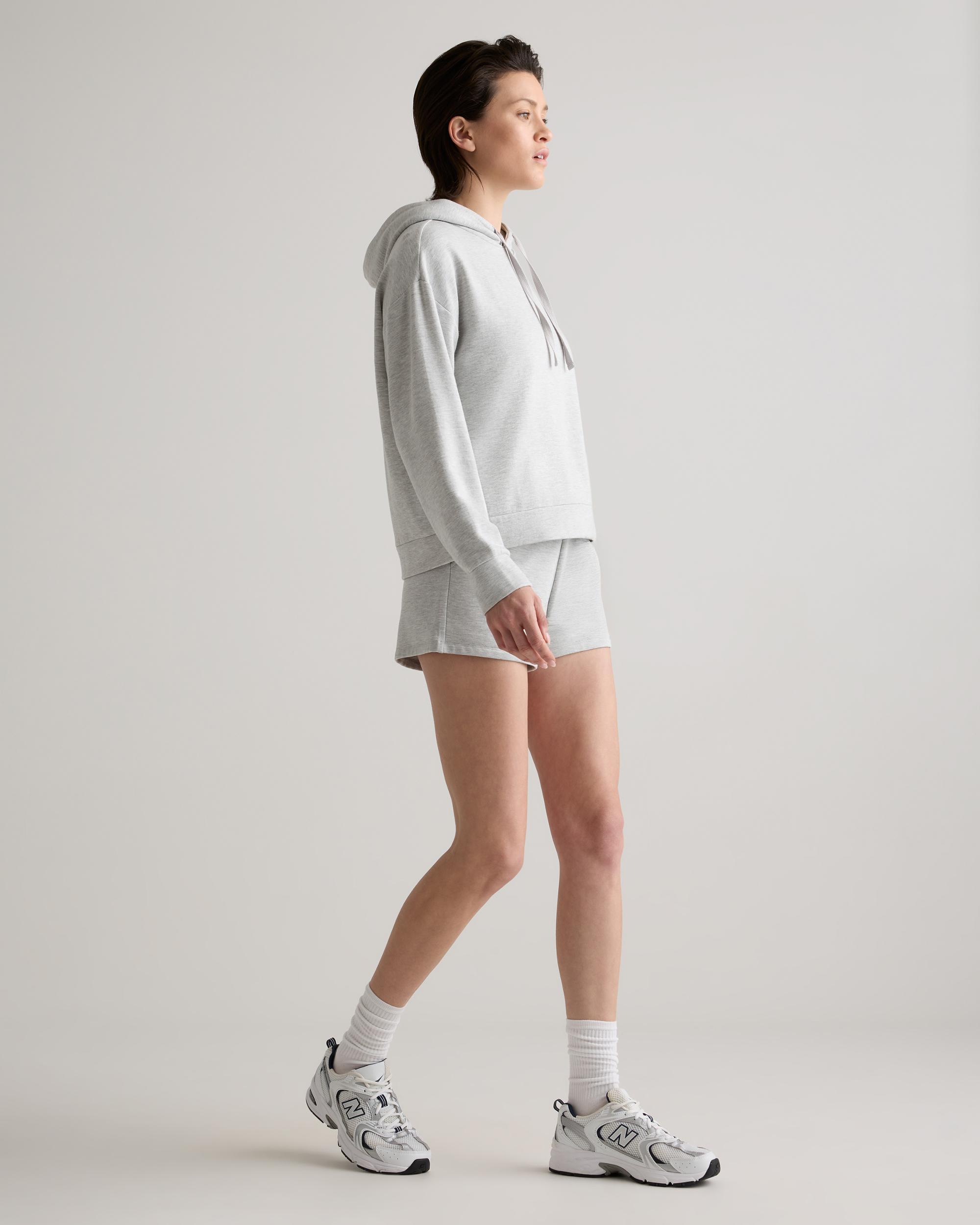 Quince | Women's SuperSoft Fleece Pullover Hoodie Sweatshirt Lenzing Modal Product Image