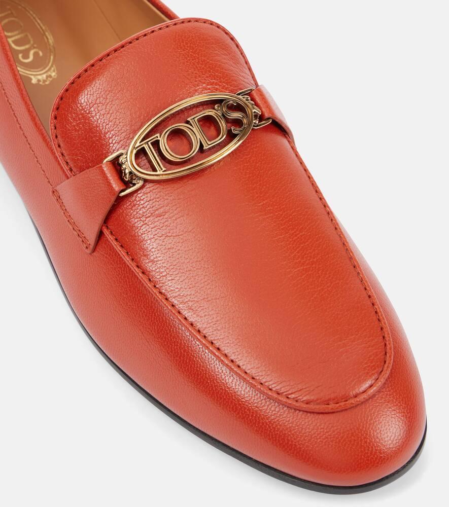 TOD'S Leather Loafers In Red Product Image