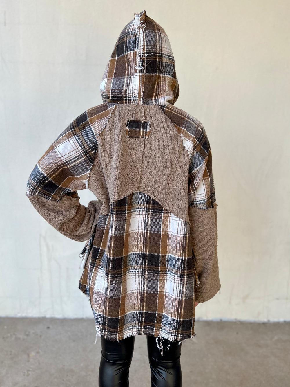 Self Care Saturday Plaid Pullover* Product Image