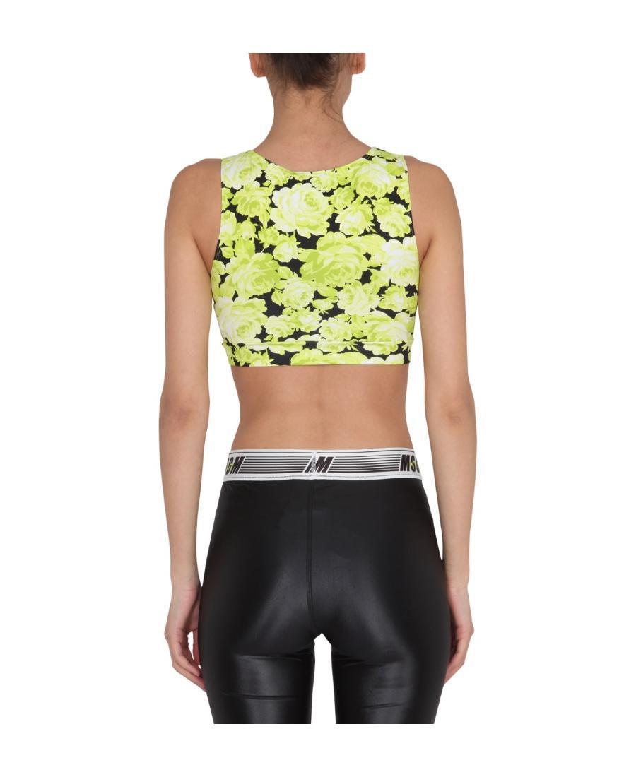 MSGM Topwear In Yellow Product Image