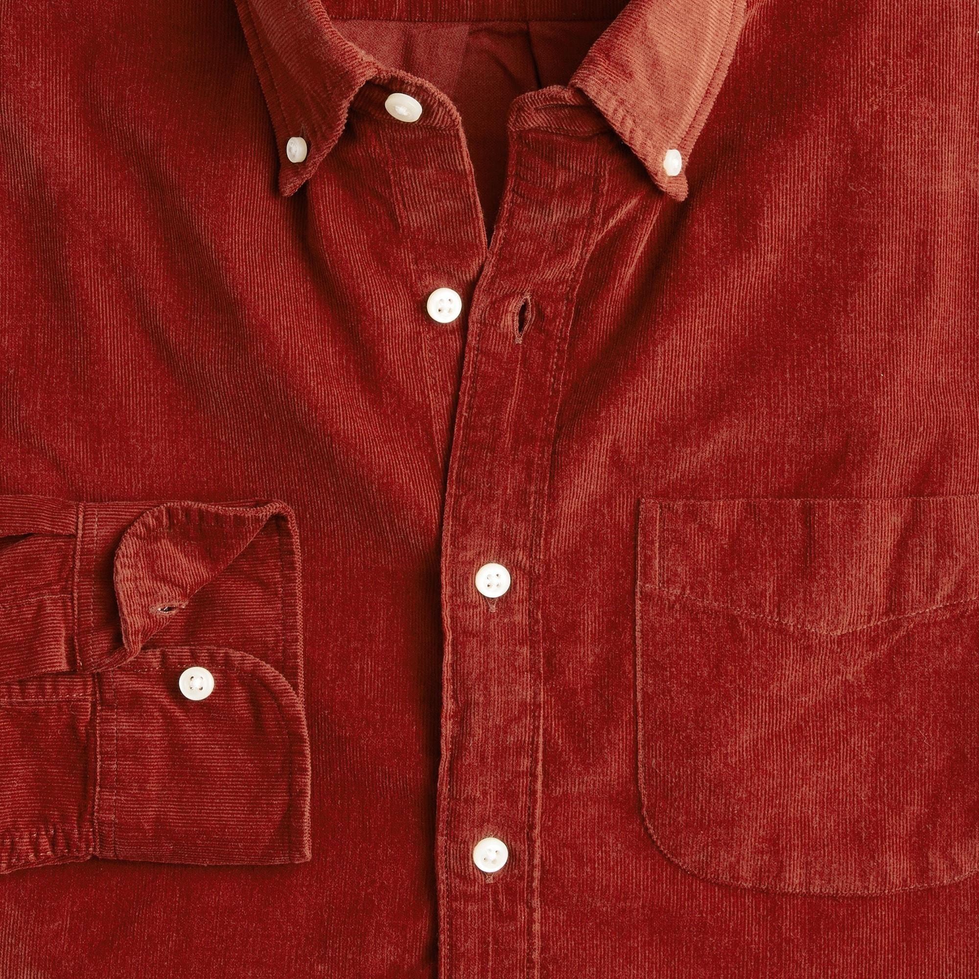 Fine-wale corduroy shirt Product Image