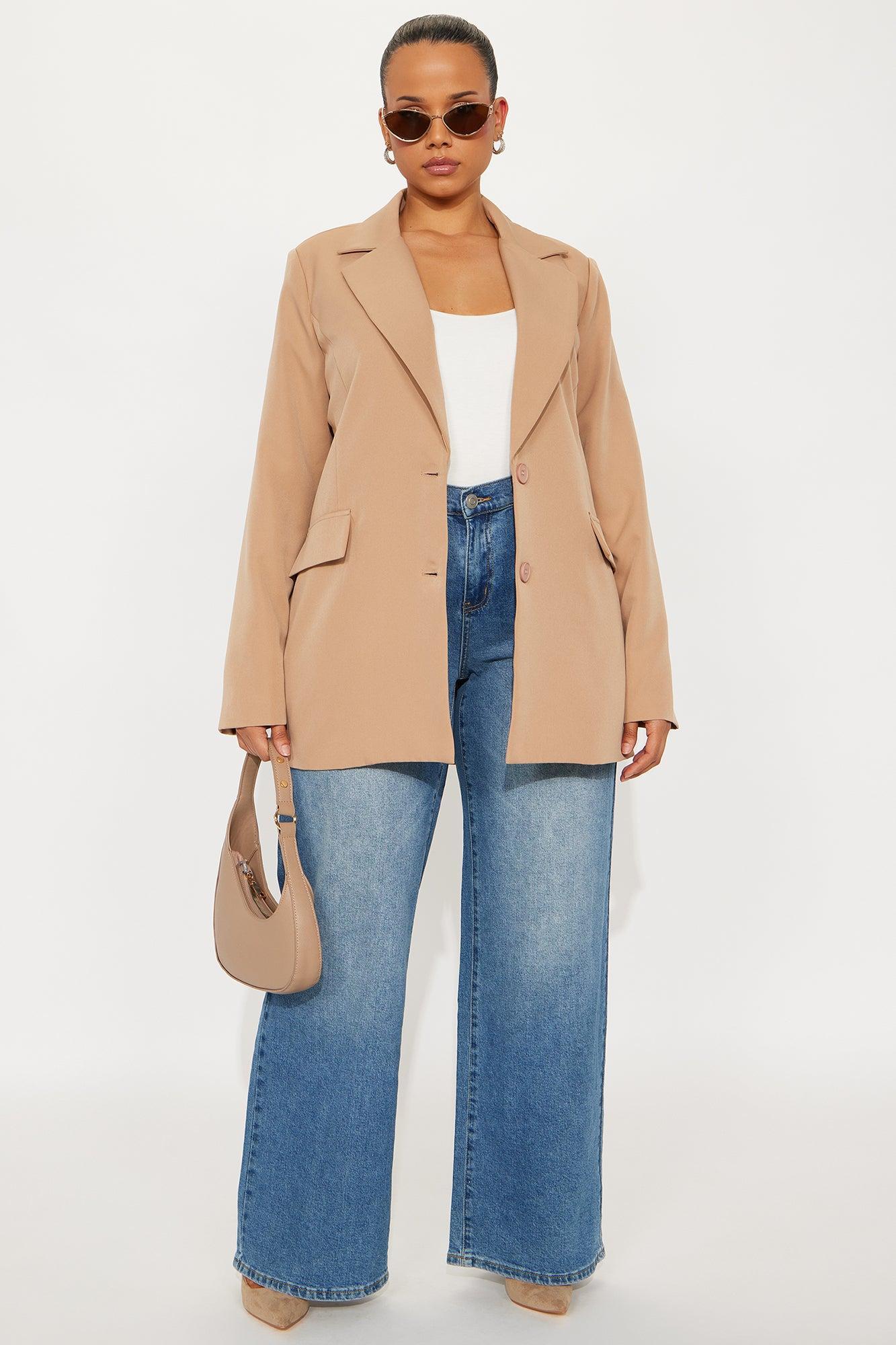 High Investment Blazer - Khaki Product Image
