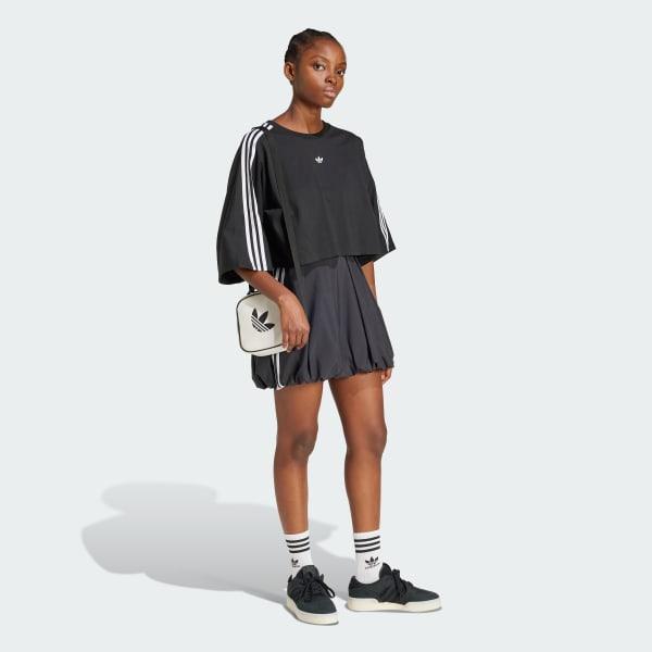 adidas Adilenium Season 3 Boxy Oversized Tee White XL Womens Product Image