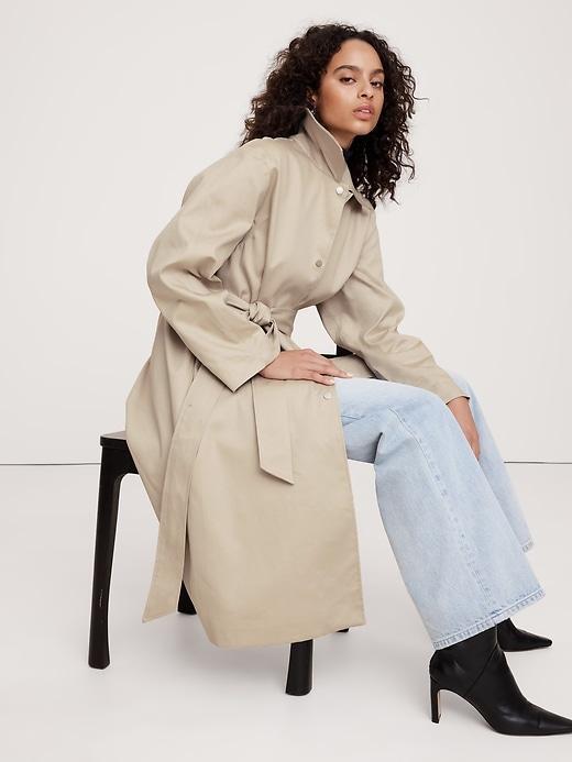 Bonded Cotton Mac Coat Product Image