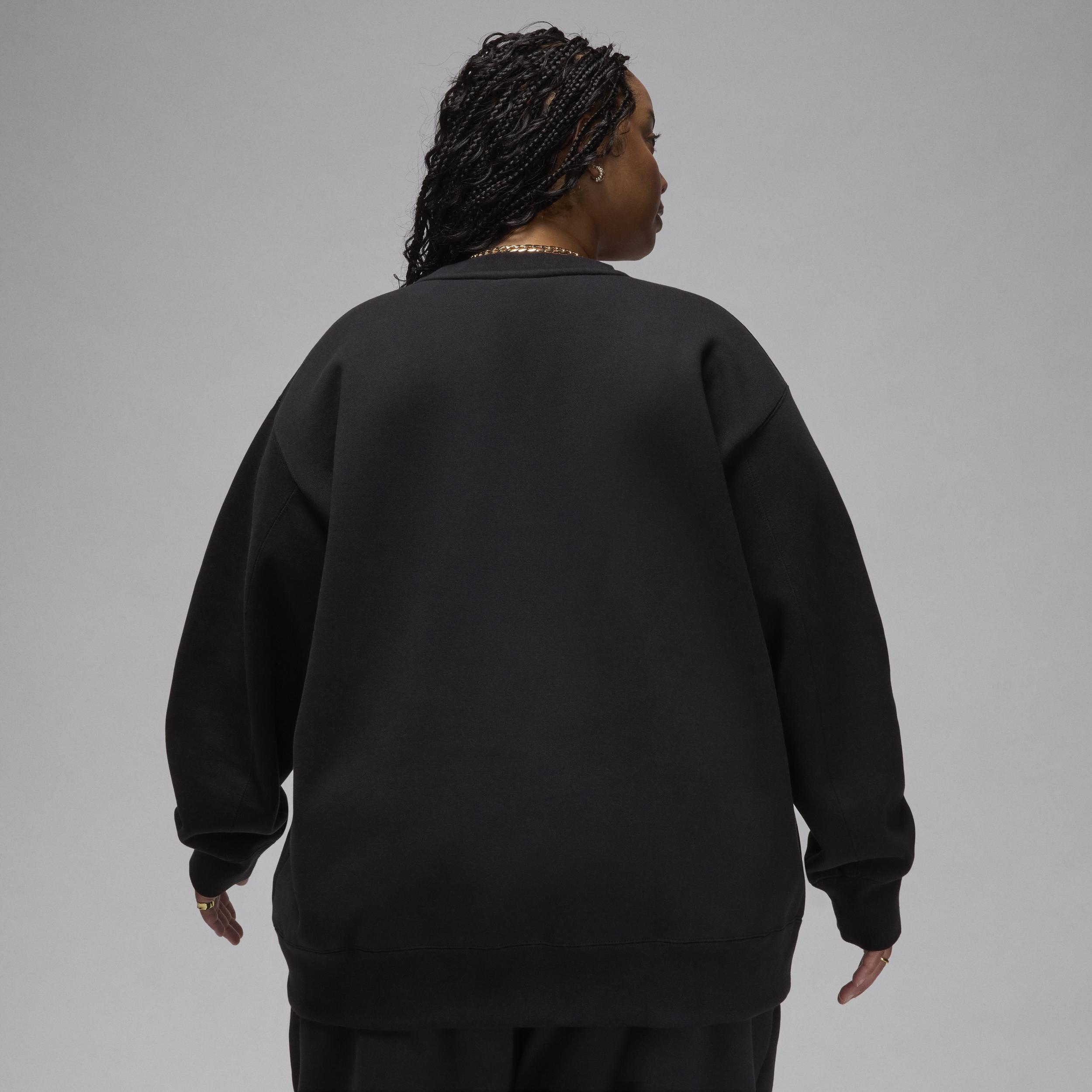 Jordan Flight Fleece Women's Crew-Neck Sweatshirt (Plus Size) Product Image