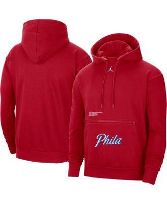 Philadelphia 76ers Courtside Statement Edition Men's Jordan NBA Fleece Pullover Hoodie Product Image