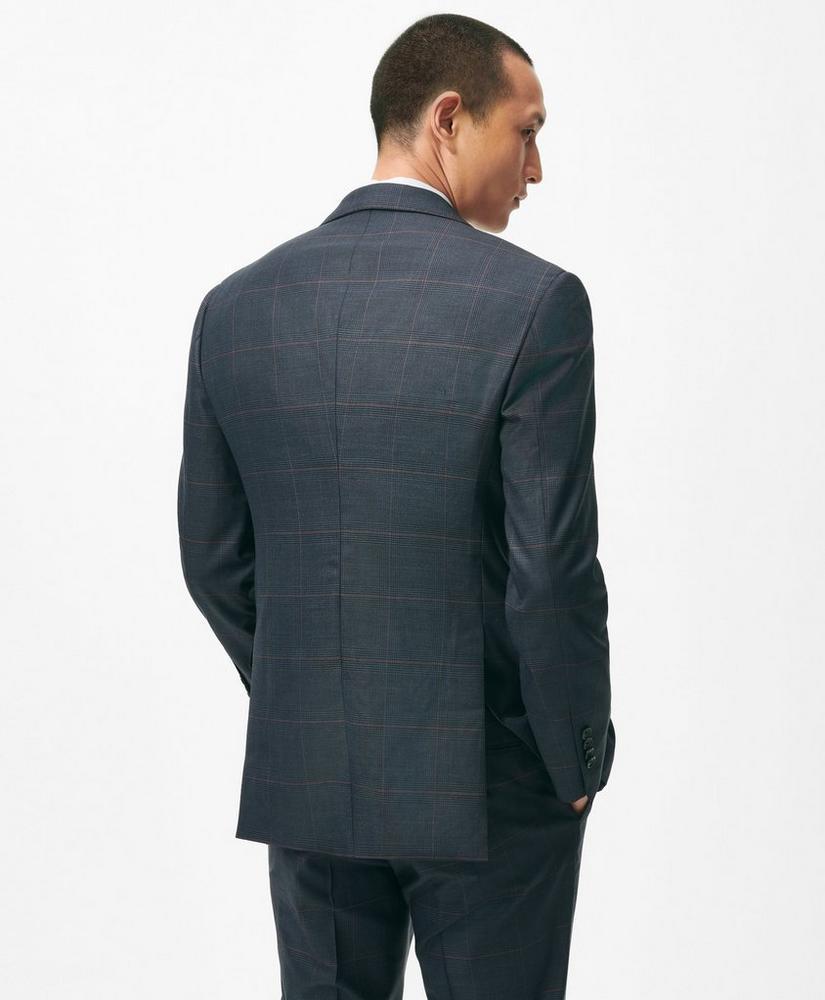 Brooks Brothers Explorer Collection Slim Fit Wool Checked Suit Jacket Product Image
