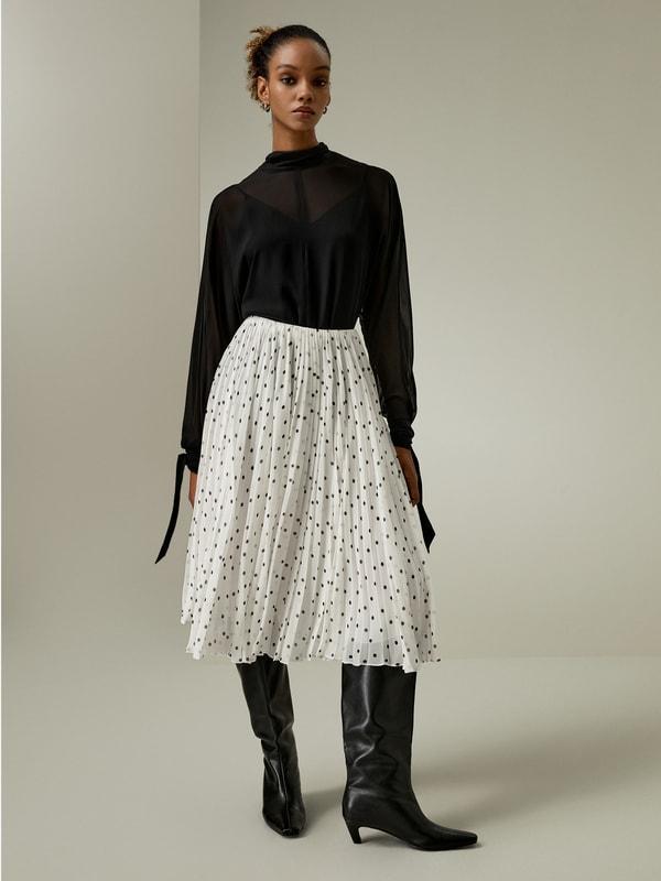 Floaty Batwing Sleeve Blouse Set Product Image