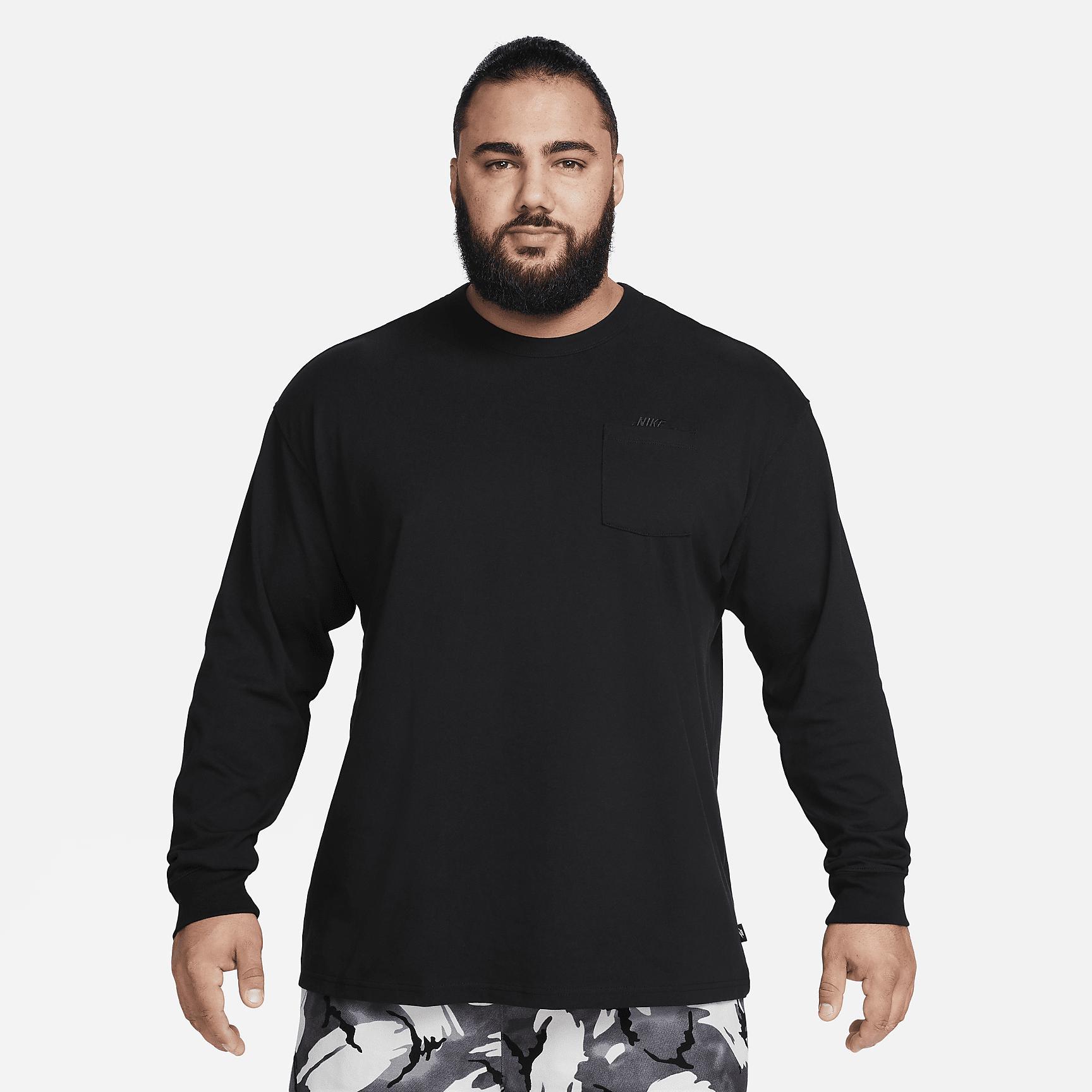 Nike Mens Sportswear Premium Essentials Long-Sleeve Pocket T-Shirt Product Image