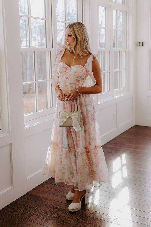 Sweet Darling Floral Midi Dress Product Image