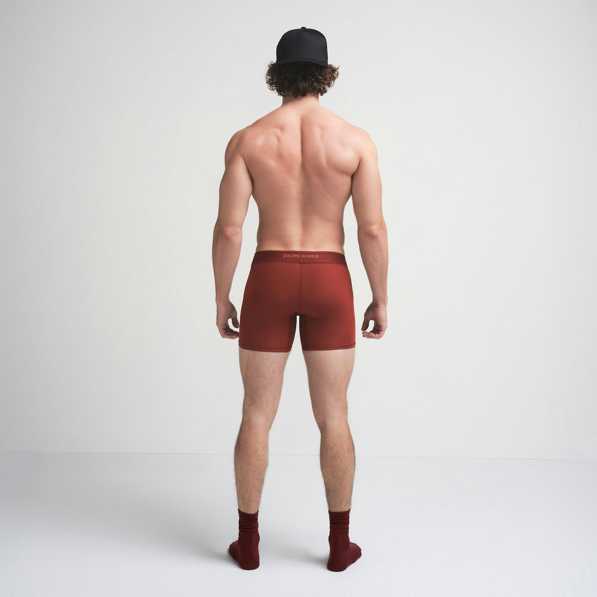 SKIMS SPORT MENS 5" BOXER BRIEF | SANGRIA Product Image