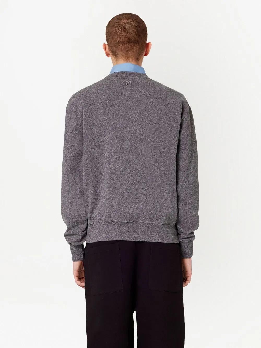 logo-patch organic-cotton sweatshirt Product Image