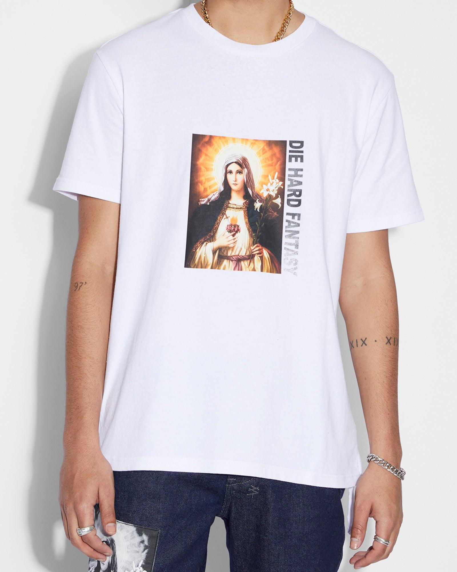 SAINT KASH SS TEE WHITE Male Product Image