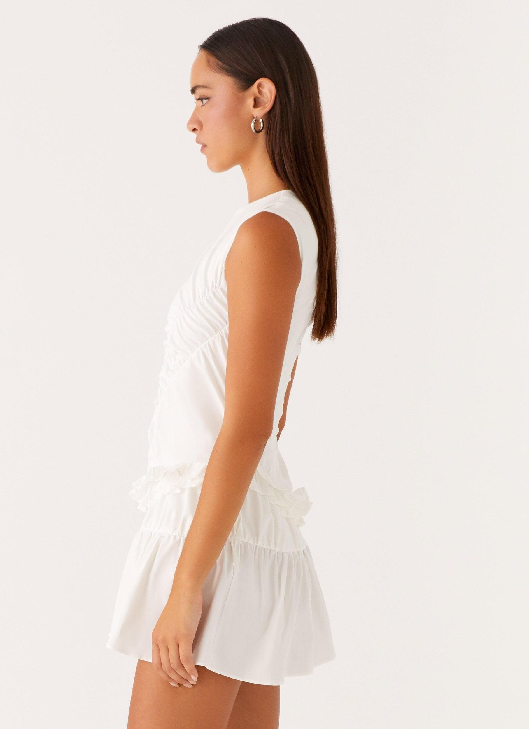 Anders Mini Dress - White Product Image
