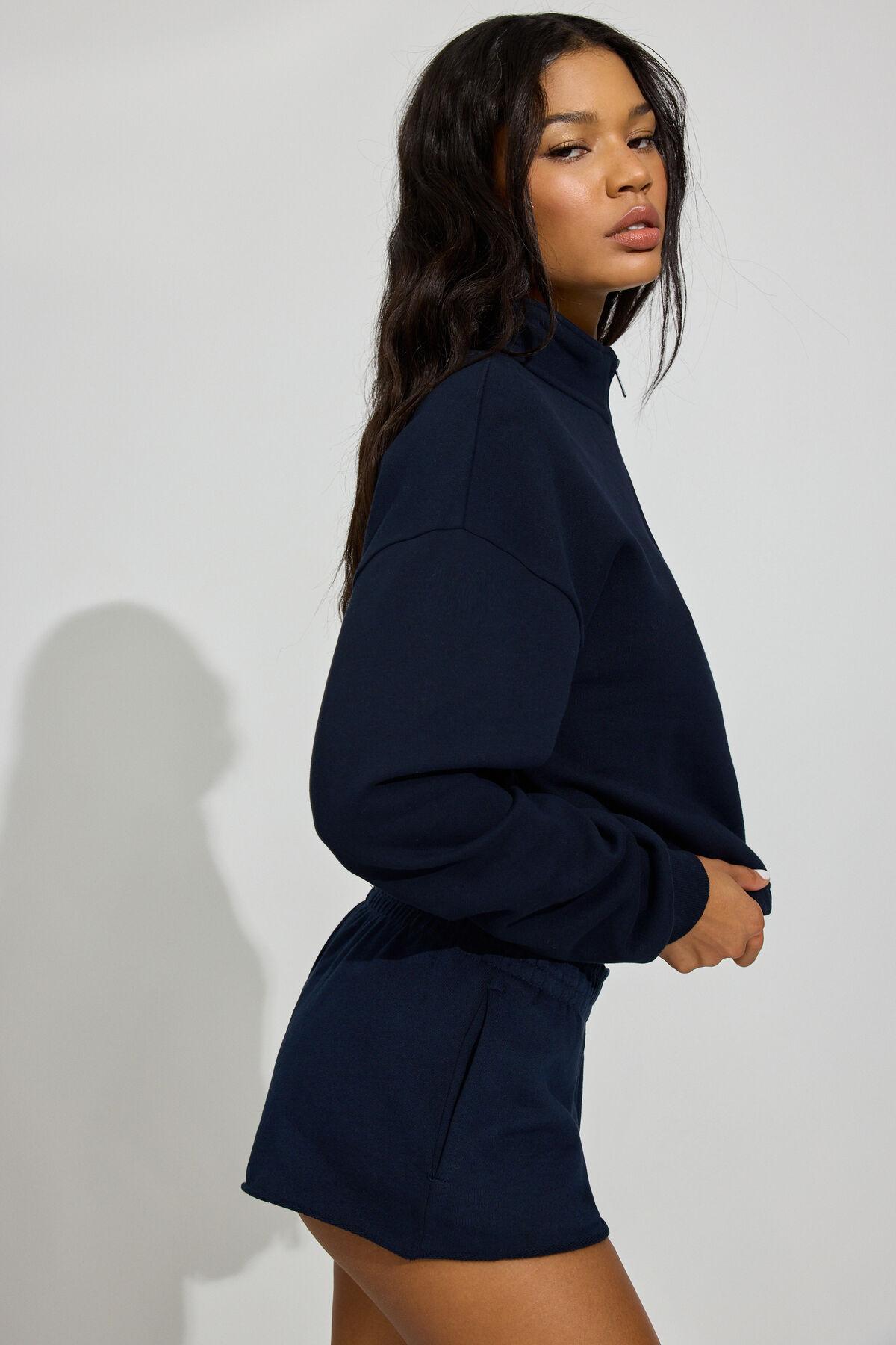 SoftTerry Half Zip Sweatshirt Product Image