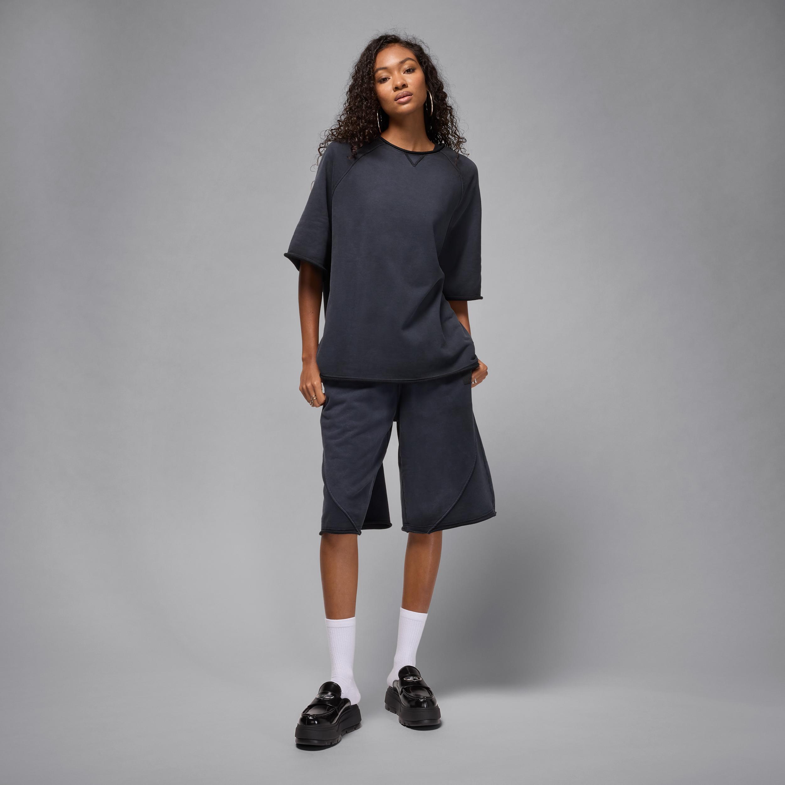 Women's Jordan Flight Fleece Oversized Short-Sleeve French Terry Top Product Image