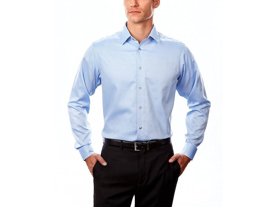 Calvin Klein Men's Dress Shirt Regular Fit Non Iron Stretch Solid Men's Long Sleeve Button Up Product Image