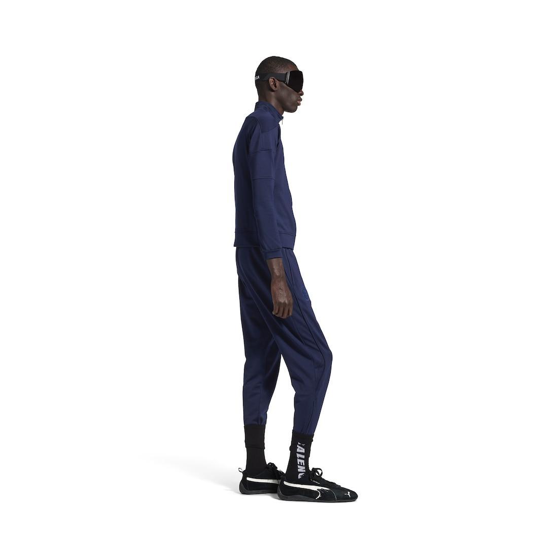 Balenciaga I Puma Fitted Tracksuit Pants in Navy Product Image